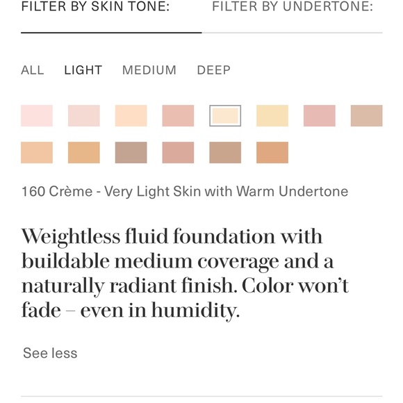 THE SOFT FLUID LONG WEAR FOUNDATION BROAD SPECTRUM SPF 20 NWT 160 CREME - Picture 3 of 9